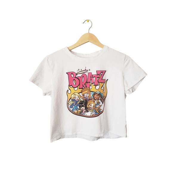Bratz Cropped Top White Size XL - Picture 1 of 8